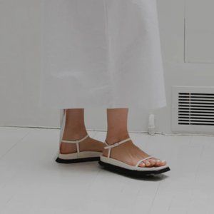 Proenza Schouler Forma Sandals White